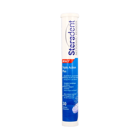 Steradent Triple action plus 30 Stuks