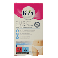 Veet Mimima koude wasstrips bikini hypoallergeen 16 Stuks