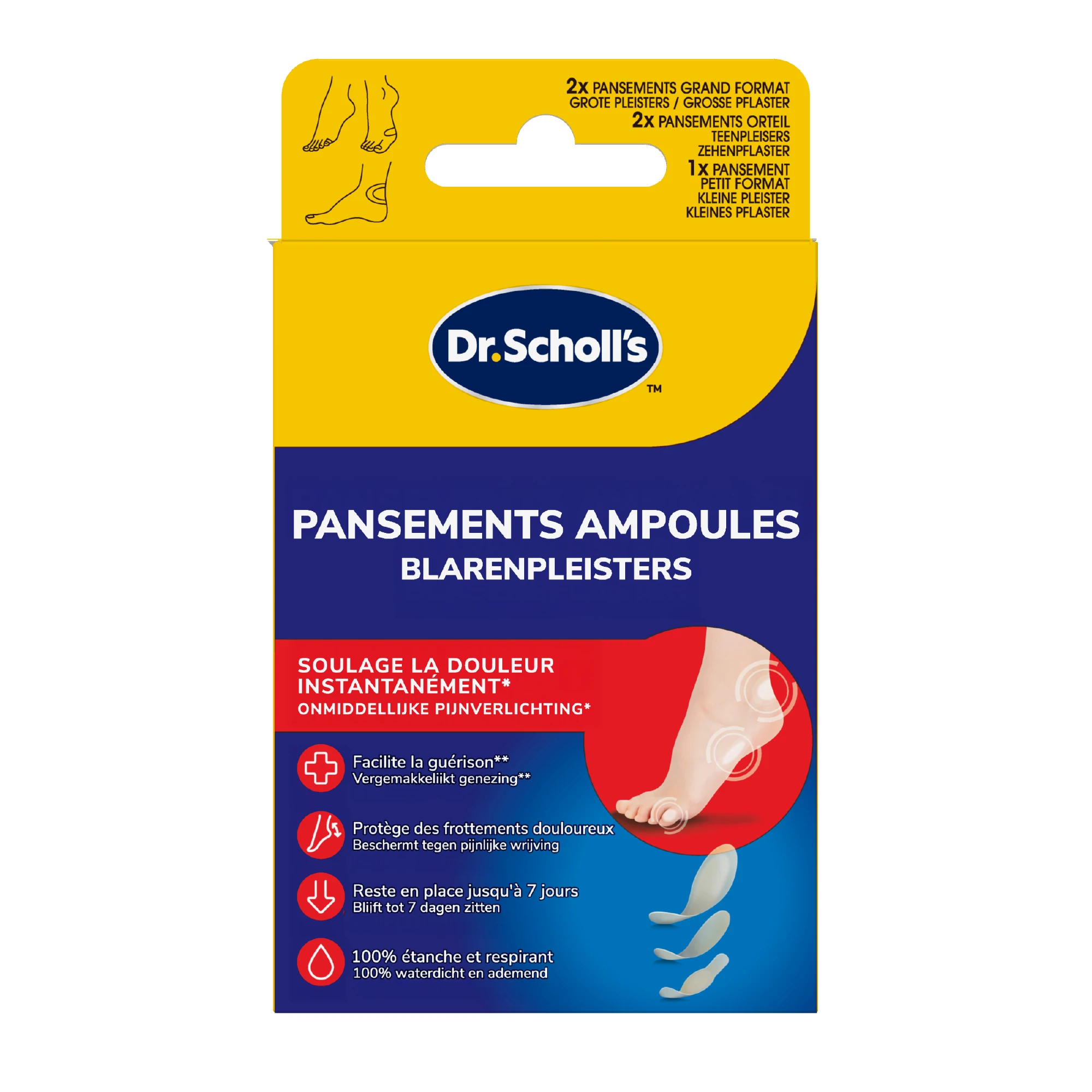 Dr. Scholl's Blarenpleisters mix 5.00 Stuks – AtHomePharma