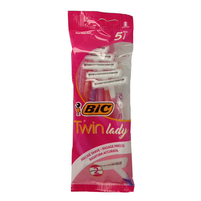 BIC Lady twin pouch mesjes 5 Stuks