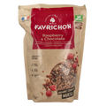 Favrichon Framboos & chocolade crunchy muesli bio 375 Gram
