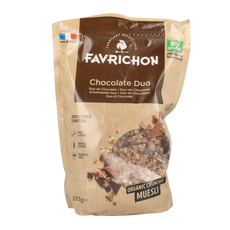 Favrichon Chocolade duo crunchy muesli 375 Gram