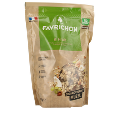 Favrichon 6 Vruchten muesli bio 375.00 Gram