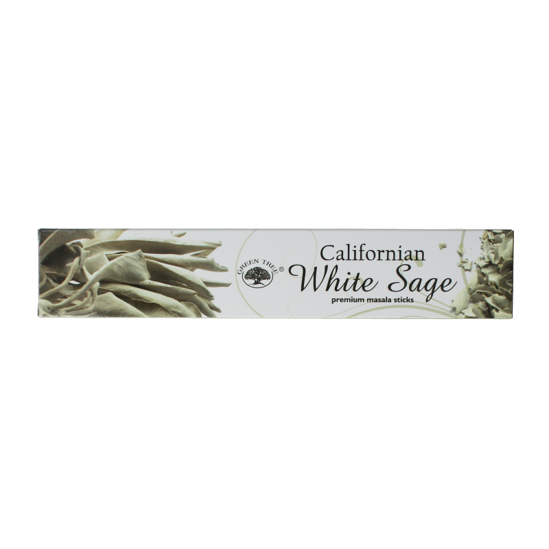 Green Tree Wierookstokjes witte salie 15 Gram
