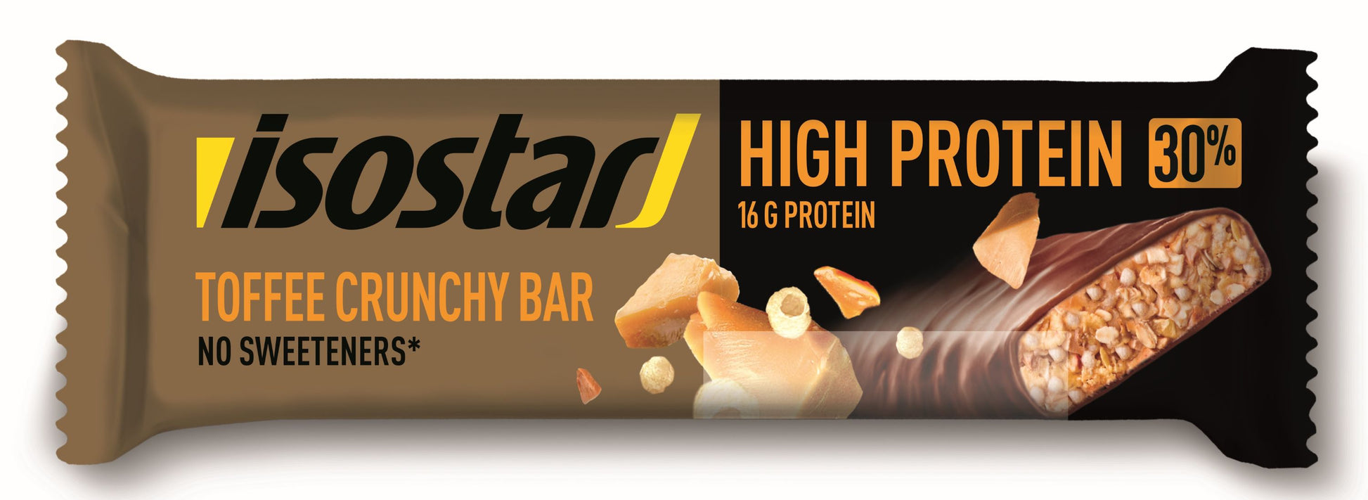 Isostar High protein 30 bar toffee crunchy 55 Gram