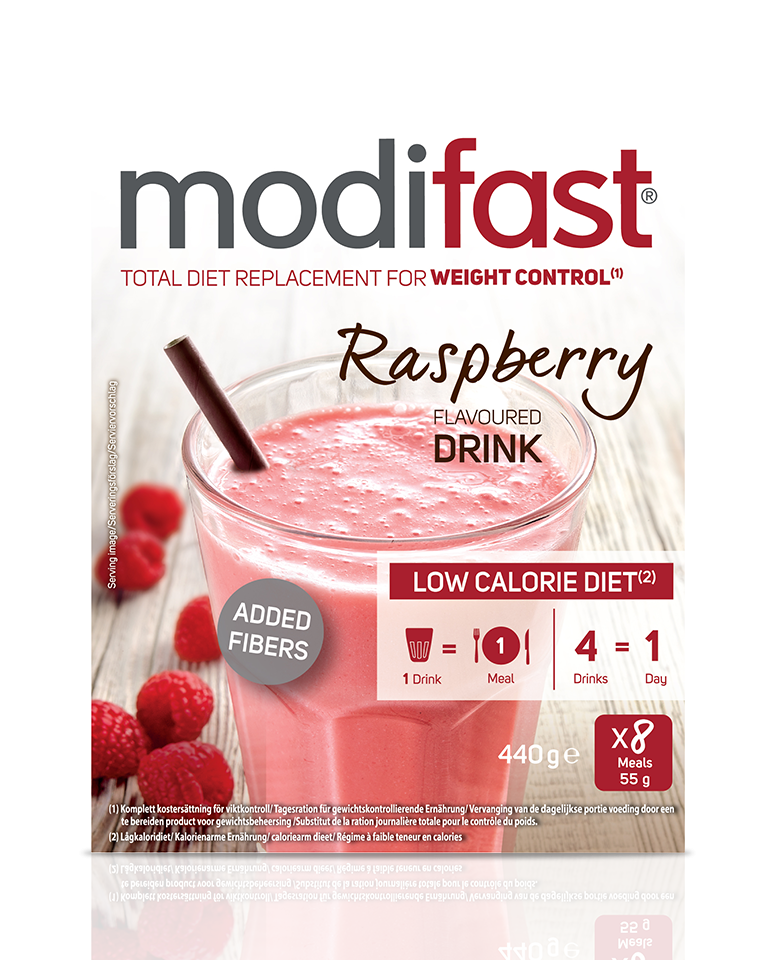 Modifast Intensive milkshake raspberry 440 Gram