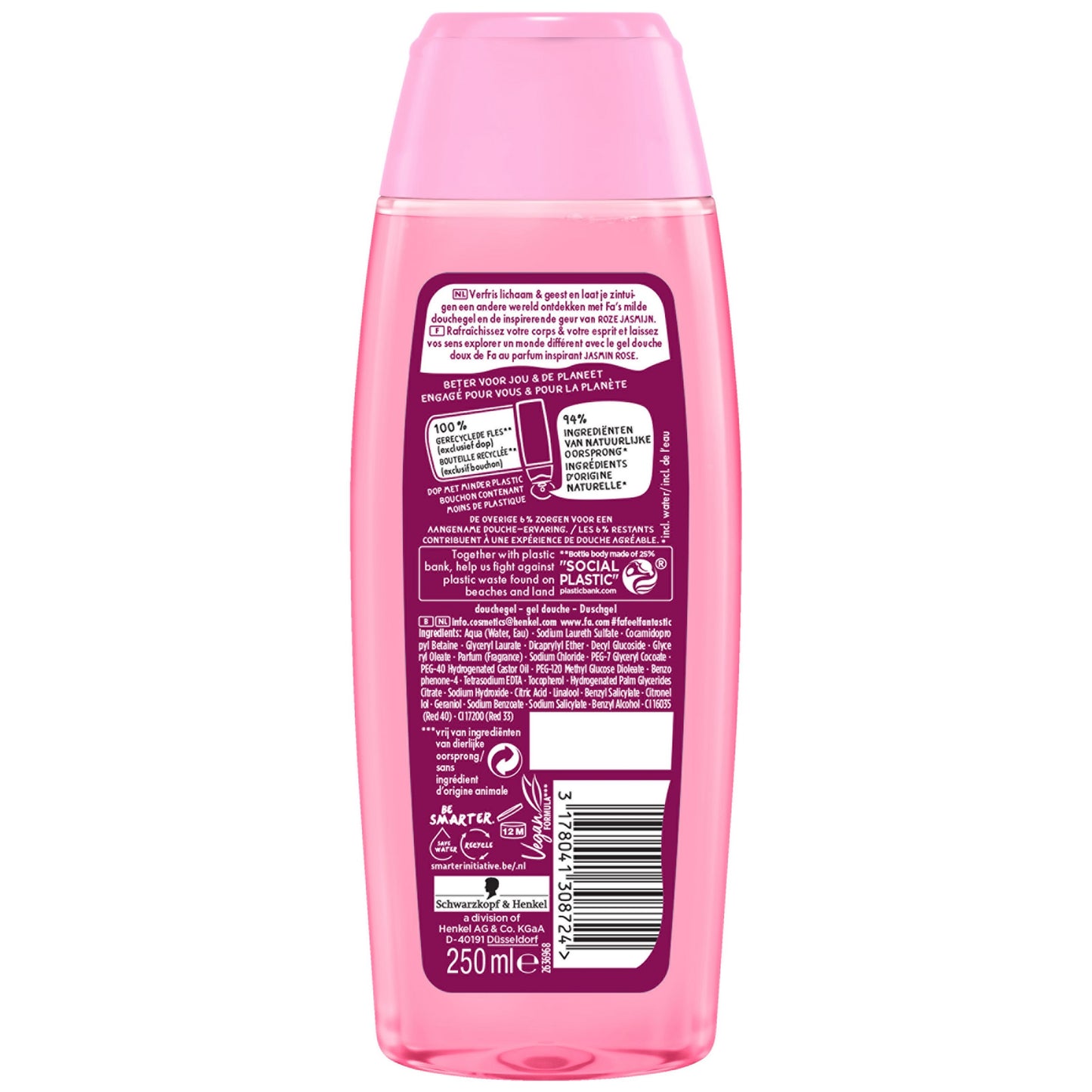FA Douchegel magic oil pink jasmine 250 Milliliter