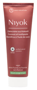 Niyok tandpasta blood orange basil 75.00 Milliliter