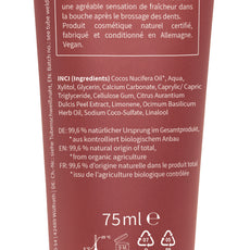 Niyok tandpasta blood orange basil 75.00 Milliliter