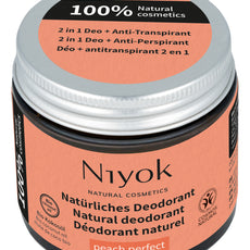 Niyok deo/antitranspirant peach perfect 40.00 Milliliter