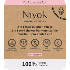 Niyok 2 in 1 shower soft blossom 80.00 Gram