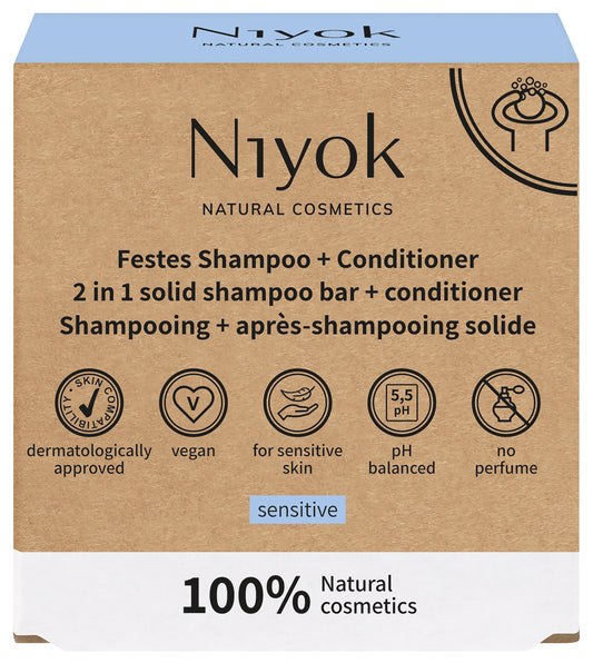 Niyok 2 in1 shampoo sensitive 80.00 Gram