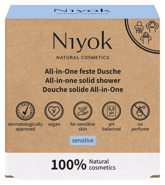 Niyok All in one shower sensitive 80.00 Gram