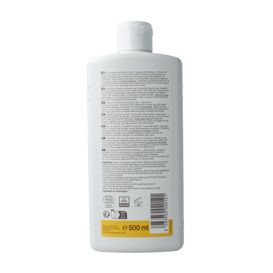 Cattier Family shampoo en showergel 500 Milliliter
