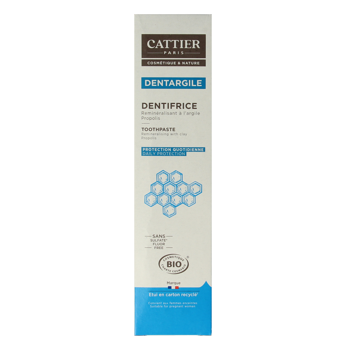 Cattier Tandpasta propolis 75.00 Milliliter
