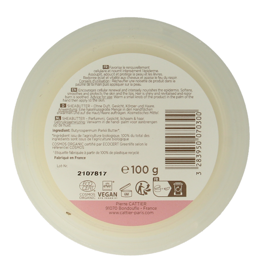 Cattier Sheabutter 100 Gram