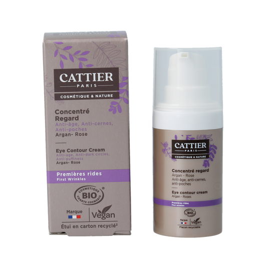 Cattier Oogcreme eclat de rose contour treatment 15 Milliliter