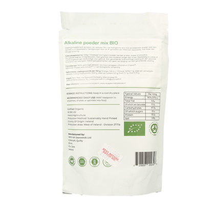 Wild Irish  Alkaline zeewier poeder mix bio 225.00 Gram