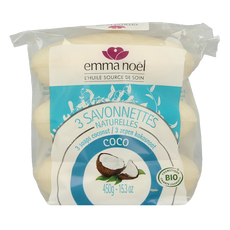 Emma Noel Cocos zeep 3 Stuks