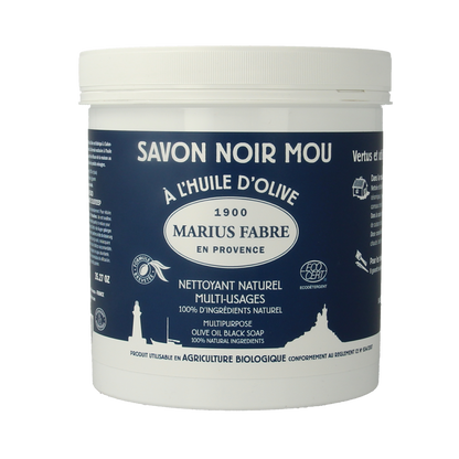 Marius Fabre Savon noir lavoir zwarte zeep pot 1.00 Kilogram