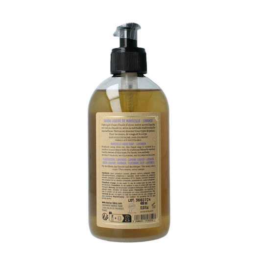 Marius Fabre Zeep lavendel met pomp 400 Milliliter