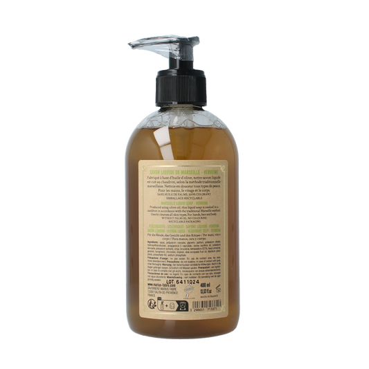 Marius Fabre Zeep verbena met pomp 400 Milliliter