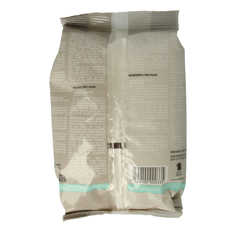 Argiletz Klei superfijn wit 200 Gram