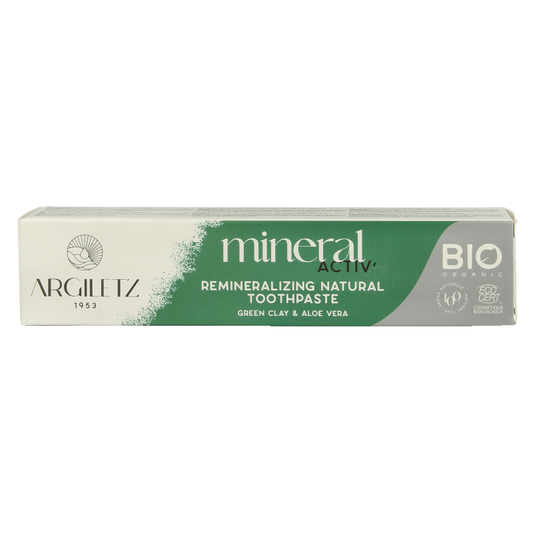 Argiletz Tandpasta neutraal aloe vera muntvrij 75 Milliliter