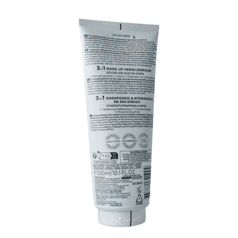 Vichy Purete make-up verwijderaar 3-in-1 300 Milliliter