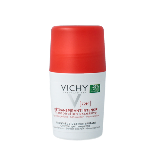 Vichy Deodorant roller overmatige transpiratie 72 uur 50 Milliliter