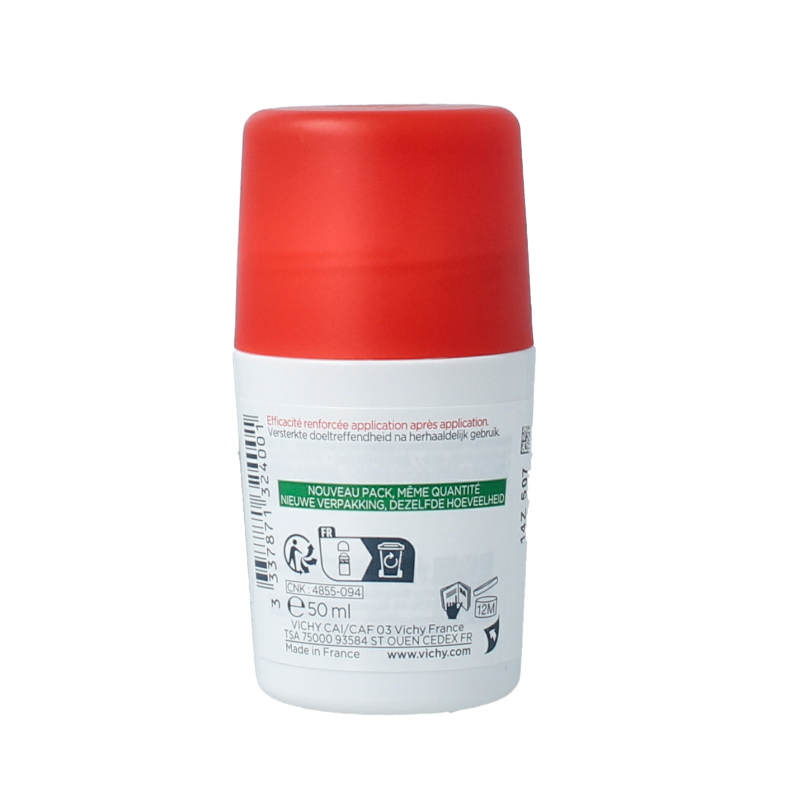 Vichy Deodorant roller overmatige transpiratie 72 uur 50 Milliliter