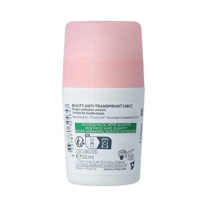Vichy Deodorant roller beauty gevoelige huid 50.00 Milliliter