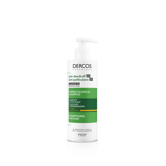 Vichy Dercos anti roos DS shampoo voor droog haar 390 Milliliter