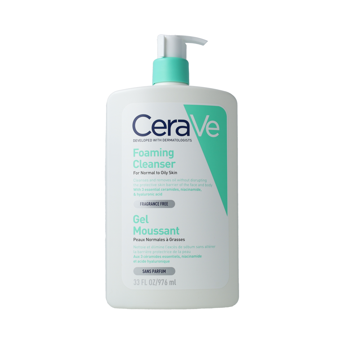 Cerave Reiniger schuimend 976.00 Milliliter