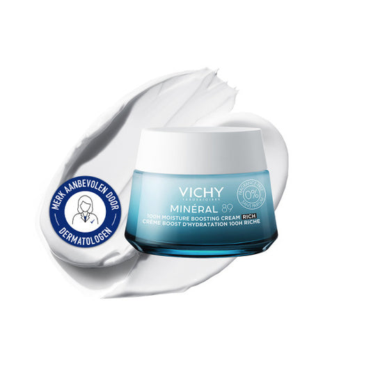 Vichy Mineral 89 hydraterende creme zonder parfum 50 Milliliter