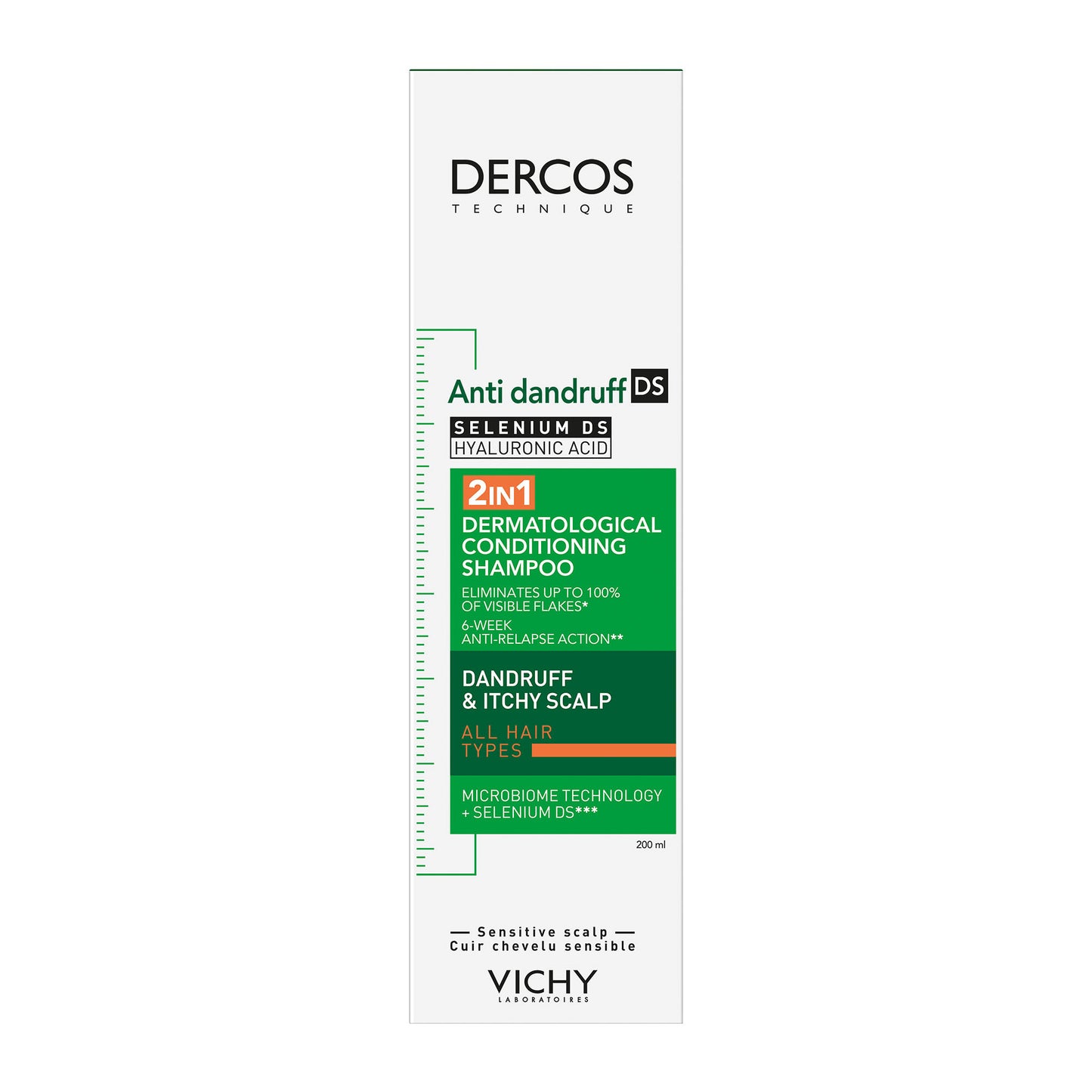 Vichy Dercos 2in1 shampoo + conditioner 200 Milliliter