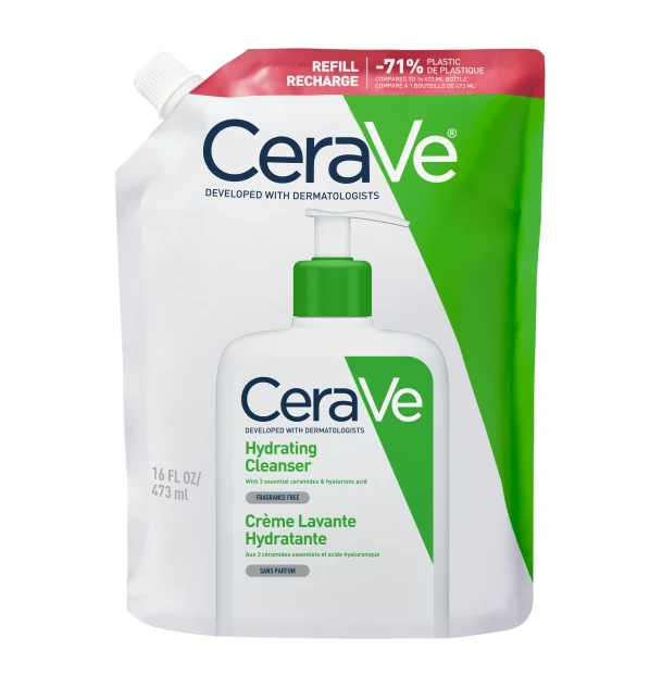 Cerave Hydraterende reinigingscreme navulling 473.00 Milliliter
