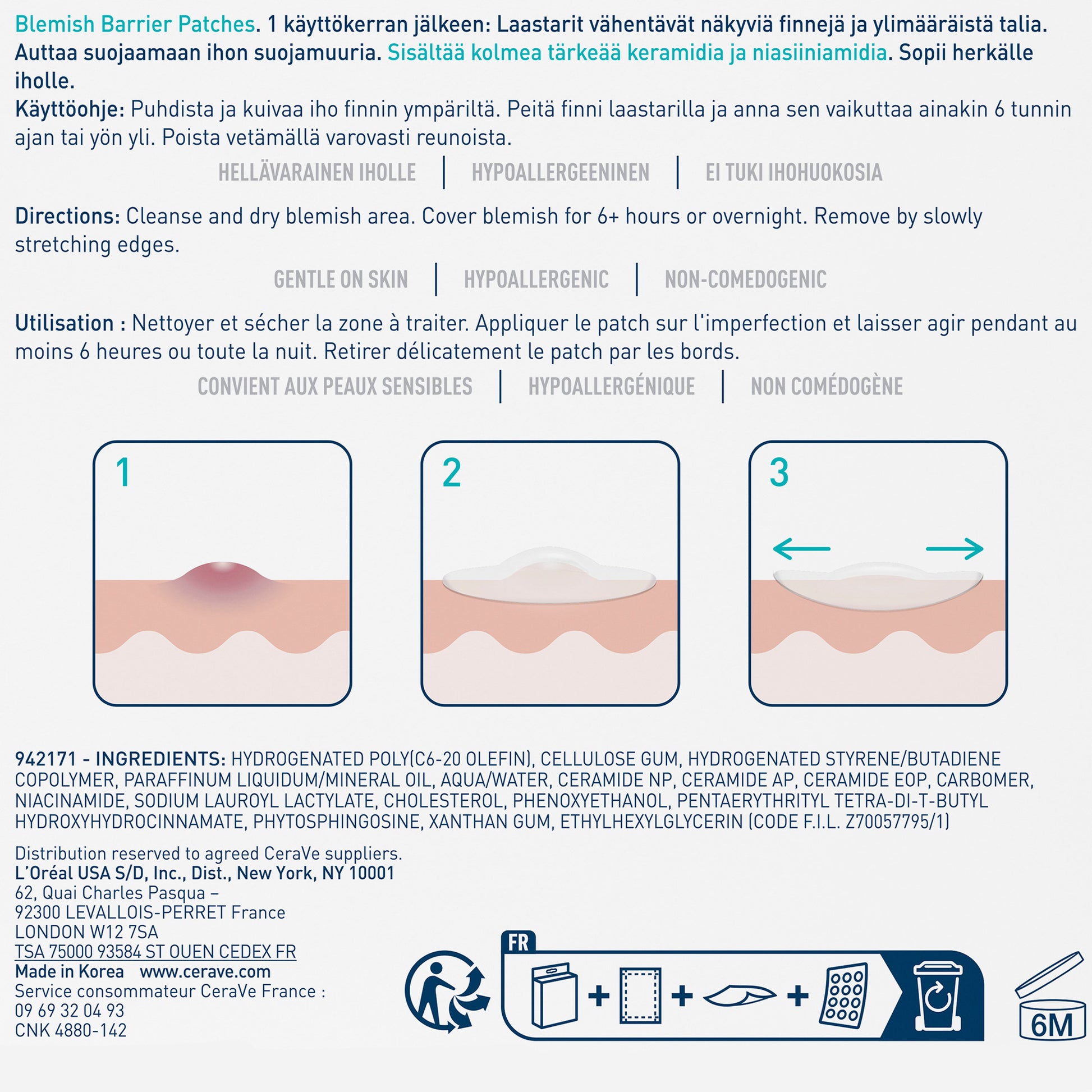 Cerave Anti puistjes patches 22 Stuks