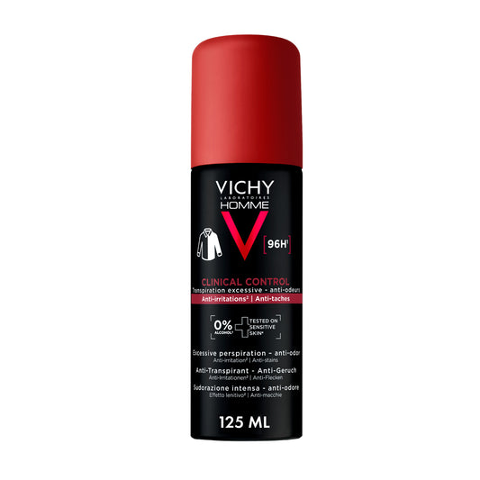 Vichy Homme clinical control anti-transpirant 96H 125.00 Milliliter