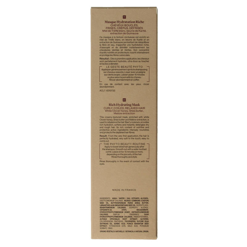 Phyto Paris Phytospecific masque hydratante rich 150 Milliliter