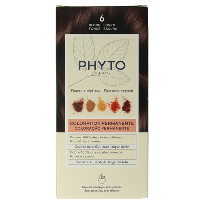 Phyto Paris Phytocolor blond fonce 6 1 Stuks