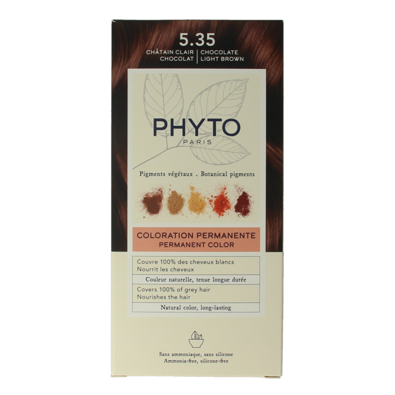 Phyto Paris Phytocolor collection 5.35 chatain clair chocolat 1 Stuks