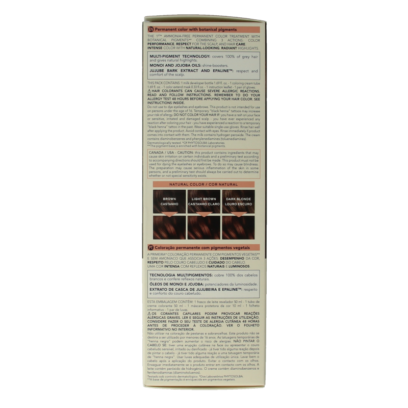 Phyto Paris Phytocolor collection 5.35 chatain clair chocolat 1 Stuks