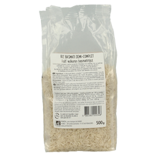 Primeal Halfvolkoren basmati rijst bio 500 Gram
