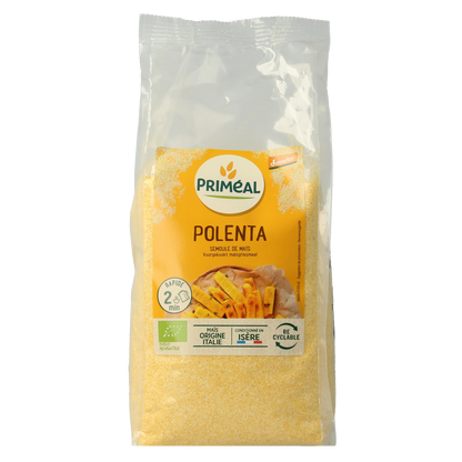 Primeal Polenta voorgekookte maisgriesmeel bio 500.00 Gram