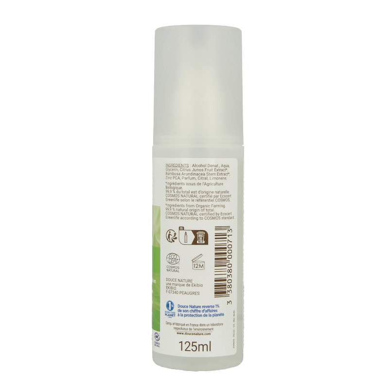Douce Nature Deodorant spray bio 125 Milliliter
