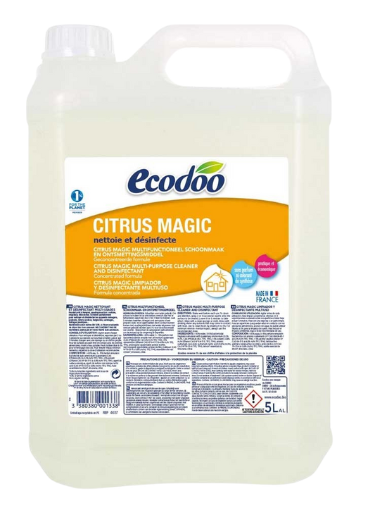 Ecodoo Schoonmaakmiddel citrus navul jerrycan bio 5 Liter