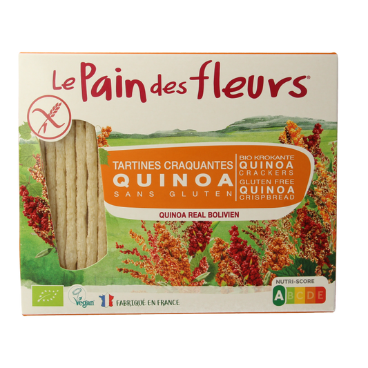 Pain Des Fleurs Quinoa crackers bio 150 Gram