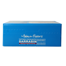 Pain Des Fleurs Krokante crackers boekweit zoutloos glutenvrij bio 150 Gram