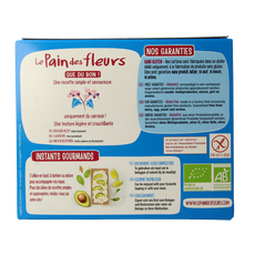 Pain Des Fleurs Krokante crackers boekweit zoutloos glutenvrij bio 150 Gram